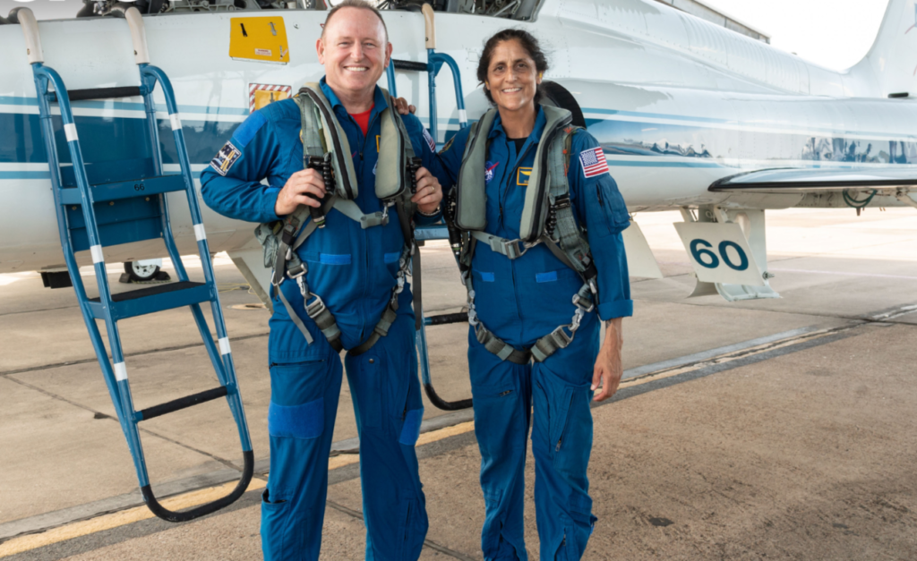 Wilmore and Sunita Williams
(image source - NASA)