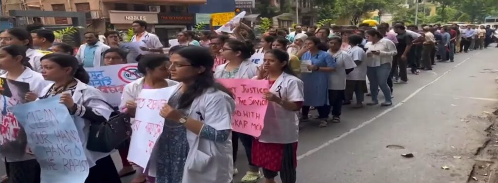 kolkata doctor case protest